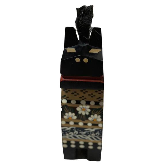 Vintage Handmade Set of 2 Japanese Yawata-Uma Wooden Horses Hachinohe Sculpture - Picture 2 of 10